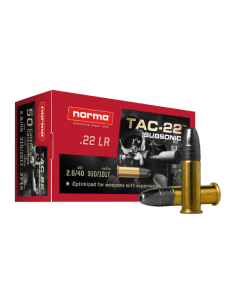 NORMA 22 Lr TAC Subsonic Hollow Point (Spécial...