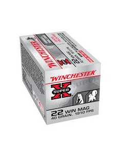 22 Win Mag WINCHESTER Super-X 40grains JHP X150 (22 MAGNUM)