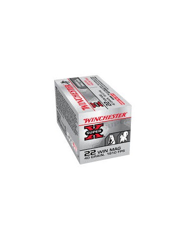 22 Win Mag WINCHESTER Super-X 40grains JHP X150 (22 MAGNUM)