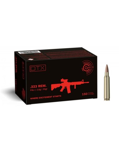 GECO DTX .223 REM 55Gr FMJ /150