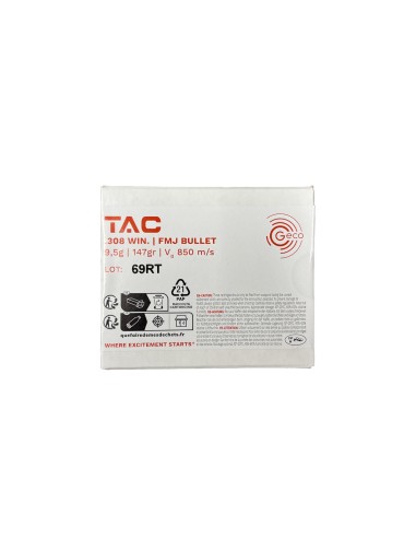 20 GECO .308 WIN TAC 9.5G 147GR