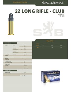 SELLIER & BELLOT 22Lr club LRN /500 2