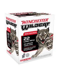 500 CARTOUCHES WINCHESTER 22LR WILDCAT 40gr DYNAPOINT