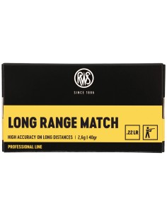 500 RWS .22LR LONG RANGE MATCH 2.6G 40GR